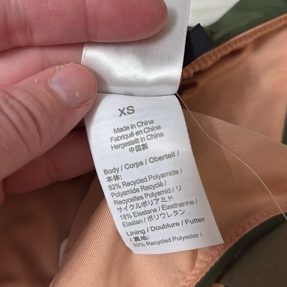 NWT J. Crew Green Bikini Swim Bottoms Only XS